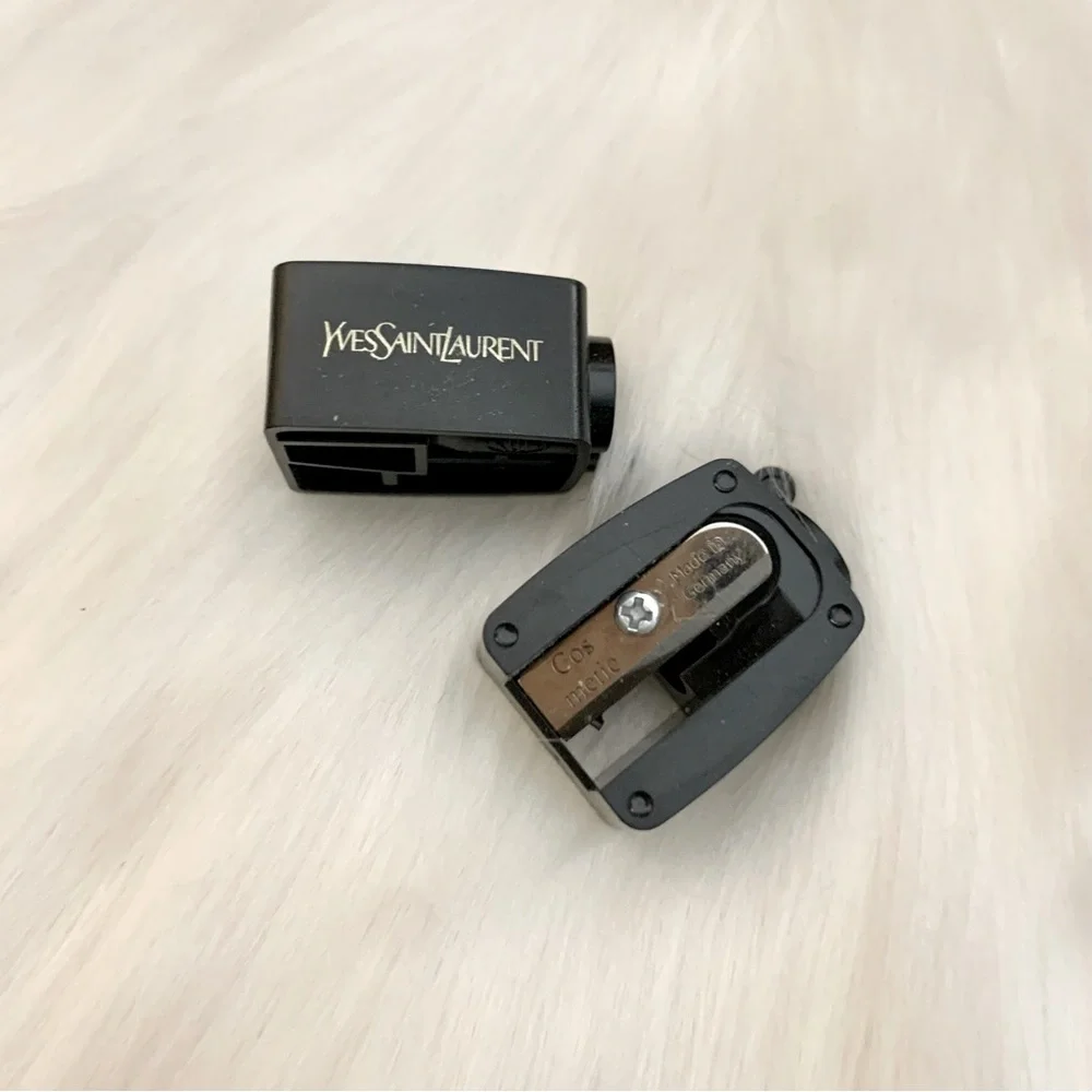 4/$30 Sale 💫YSL Logo Cosmetic Sharpener-Black/Gold Designed for Makeup Pencils